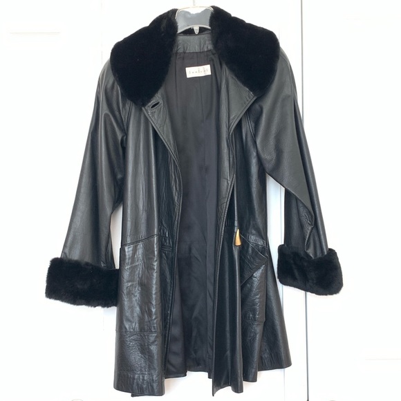 Vintage VERICCI Genuine Soft Leather USA Sz XS - Picture 4 of 9